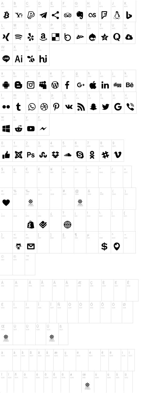 Type Icons Font