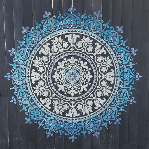 Decorate Your Space With Mandala Stenciled Wall Art Stencil Stories