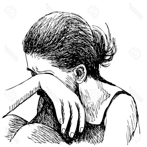 Depressed Girl Crying Drawing Tumblr At Getdrawings Free Download