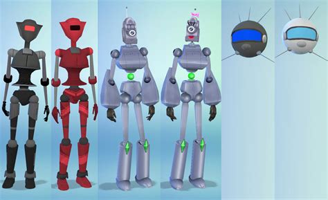 Mod The Sims Tiny Robots Kids Robot Costumes