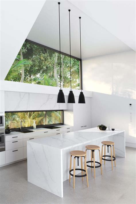 Modern Kitchen Interiors White Modern Kitchen Simple Kitchen Luxury