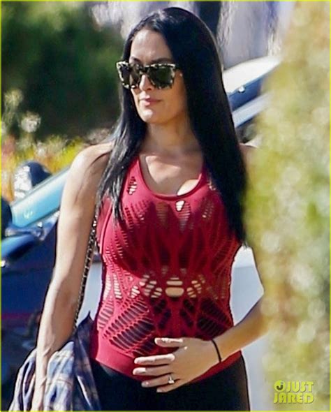 Photo Nikki Bella Rubs Her Belly After Announcing Shes Pregnant 02 Photo 4425831 Just Jared