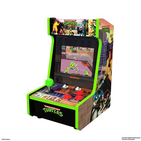 Arcade 1 Up Teenage Mutant Ninja Turtles Countercade Nordic Game Supply