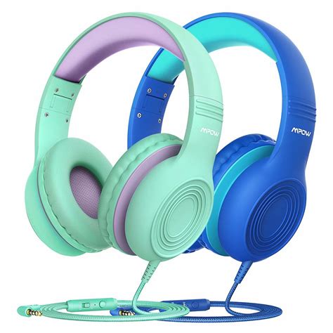 Mpow Ch6s Kids Headphones With Microphone Over Earon Ear