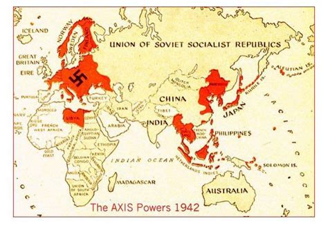 Map Of Ww2 Allies And Axis World Map