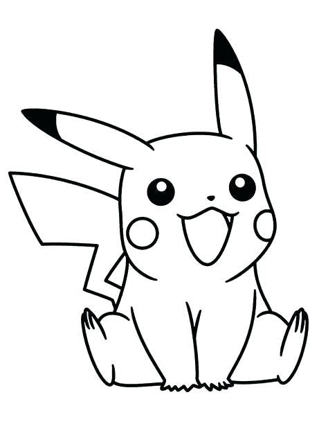 Pikachu Coloring Pages At Getdrawings Free Download