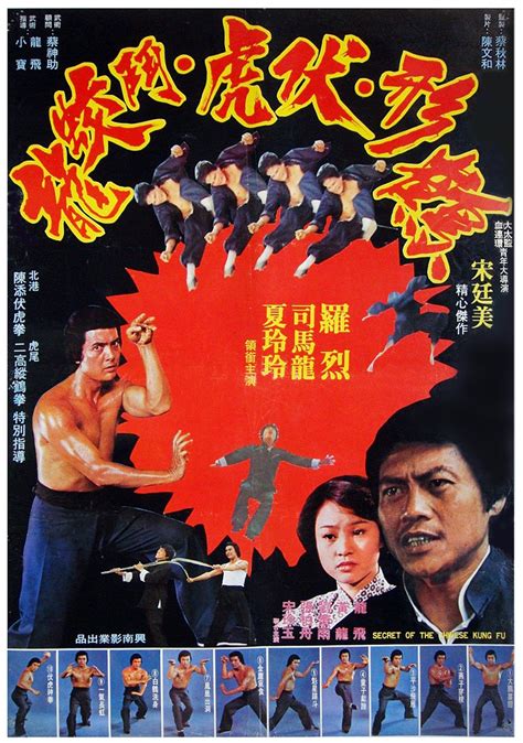 Kung Fu Movie Posters Secret Of Chinese Kung Fu He Xing Fu Hu Dou