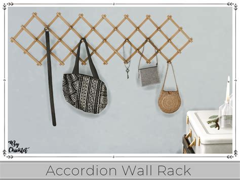 Chicklets This And That Accordion Wall Coat Rack In 2023 Sims 4