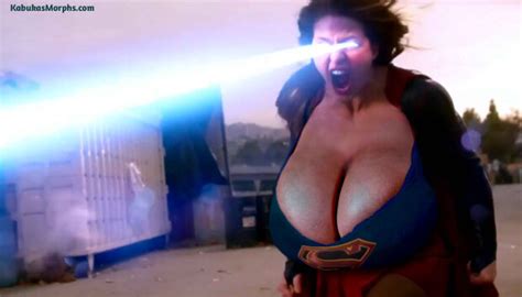 supergirl huge tits laser beam blast kabuka