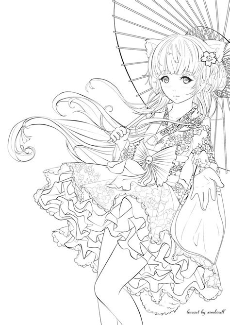 You Can Color This Lineart As You Wish I Made This For A Contest But