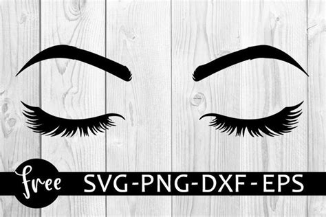 Eyelashes And Lashes Svg Dxf Files
