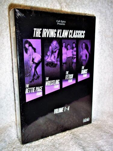 Irving Klaw Classics Volume Dvd Disc Bettie Page