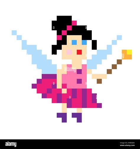 Illustration De Lart Mignon Fairy Pixelmignon Fairy Pixel Art Clip