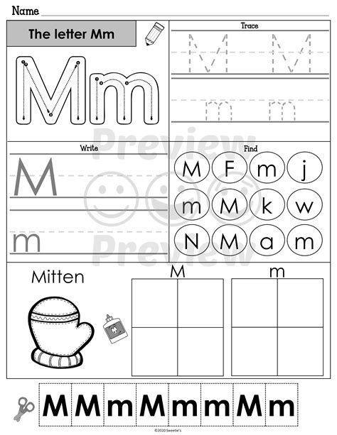 Letters Worksheets For Kindergarten