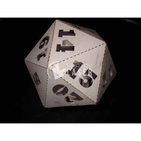 20 Sided Dice For Laser Cutting