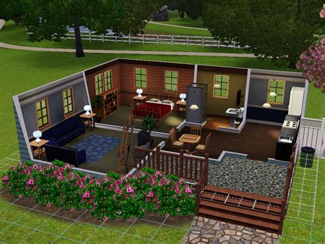 Adaptation of plan to suit your chosen type of. Sims 3 Starter Home Floor Plans