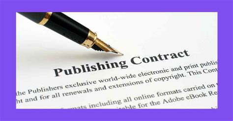 6 Essential Terms Of A Book Publishing Contract