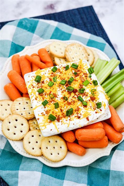 Easy Cheddar Bacon Ranch Dip Best Homemade Dip Recipe Appetizers