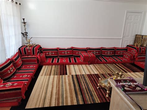 Arabic Majlis Sofa Floor Seating Setmodular Moroccan Floor Cushion