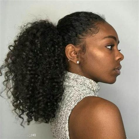 20 Collection Of High Curly Black Ponytail Hairstyles