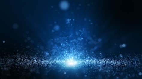 Premium Photo Dark Blue And Glow Particle Abstract Background Light