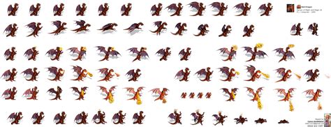 Sprite Database Red Dragon Red Dragon Sunrise Photography Pixel Art