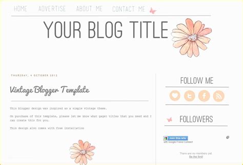 Free Blogger Templates 2017 Of Free Blog Templates