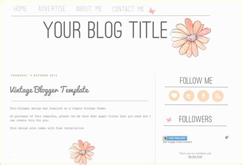 Free Blogger Templates Of Free Blog Templates Heritagechristiancollege