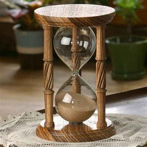 Solid Zebrawood Hourglass Urn Justhourglasses