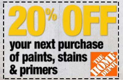 Today's favorite 26 homedecorators.com coupon code for january 2021:get 50% off. ONE (1X) 20% OFF PAINTS, STAINS AND PRIMERS HOME DEPOT ...