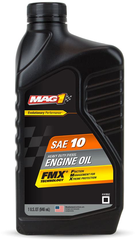 Mag 1 Sae 10 Heavy Duty Diesel Engine Oil Mag 1