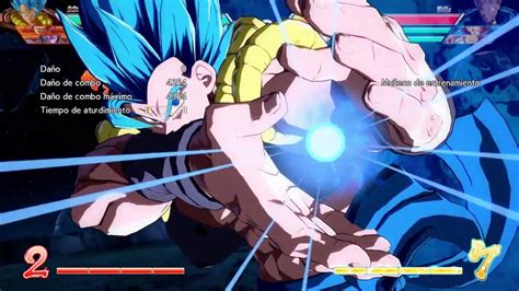 Dragon Ball Fighterz Gogeta Blue Super Ataques Y Combo Final Youtube