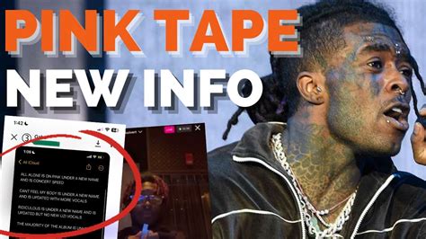 New Info On The Pink Tape Lil Uzi Vert Doubles Down On Release Date