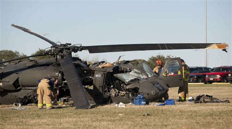 Helicopter Crashes At Texas Aandm