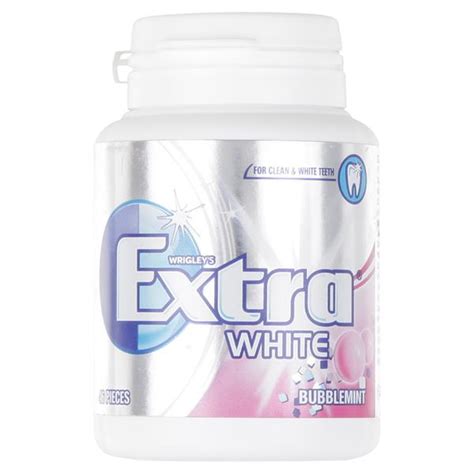 Wrigleys Extra White Bubblemint 46 Pieces 64g Buy Now At Carry Out