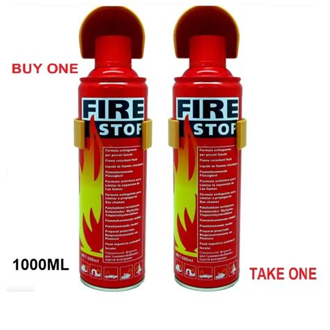 Buy One Take One Mini Car Fire Stop Fire Extinguisher 1000ml Lazada Ph