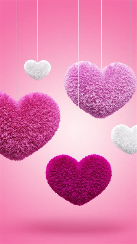 Pink Hearts Wallpapers ~ Light Pink Phone Wallpapers Dekorisori