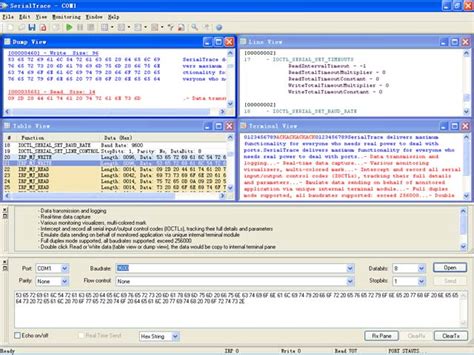 บน mac os x ไม่แสดงรายการพอร์ทอนุกรมในเมนู tools → serial port; SUDT SerialTrace Monitor for RS232/422/485 Serial Port