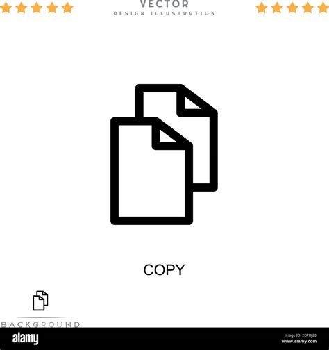 Copy Icon Simple Element From Digital Disruption Collection Line Copy