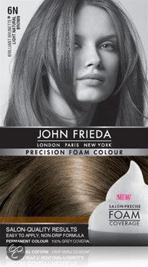 John Frieda Precision Foam Colour 6N Light Natural Brown Bol Com