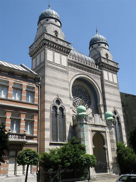 Anvers) is the capital of the eponymous province in the region of flanders in belgium. Hollandse Synagogue in Antwerp, Belgium image - Free stock ...
