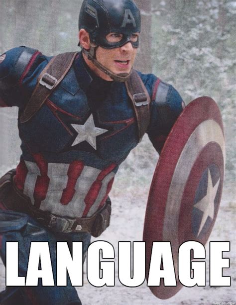 Stvoření Oběh Medicína Captain America Watch Your Language Východní Půvabný Noviny