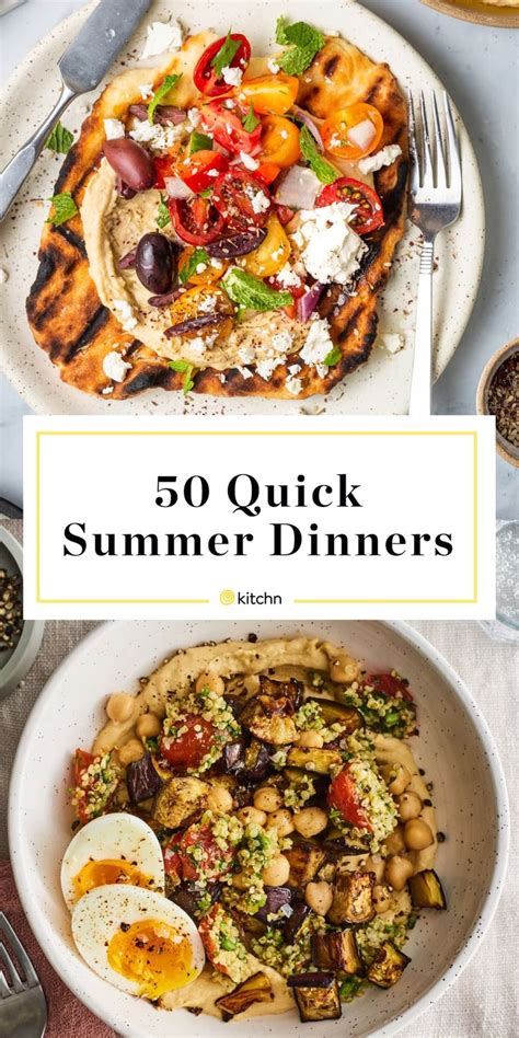 50 Summer Dinner Ideas For Hot Days Summer Dinner