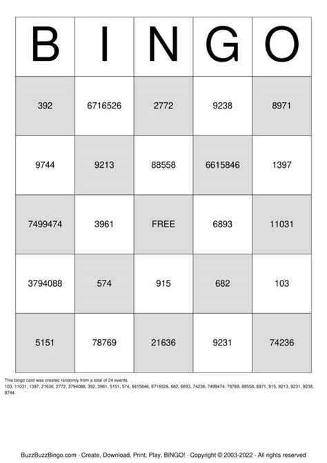 Place Value Bingo Cards To Download Print And Customize