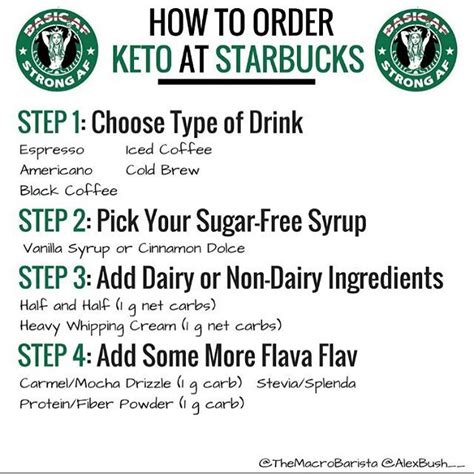 Diet Plan Menu Keto Diet Plan Low Carb Starbucks Healthy Starbucks