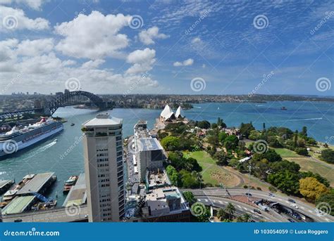 Panorama From Intercontinental Hotel Sydney New South Wales