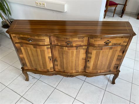 Geschweifte Anrichte Sideboard Kommode Barockstil E1532 Antike