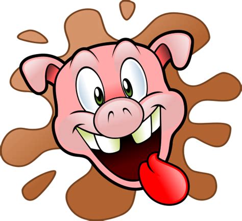 Pig In Mud Clip Art Image Clipsafari
