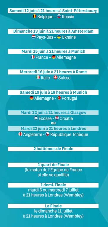 Vérifiez également calendrier de lavent 2021. Média - TF1, M6 et beIN SPORTS... Quels dispositifs pour l'UEFA Euro 2020 (horaires, émissions ...