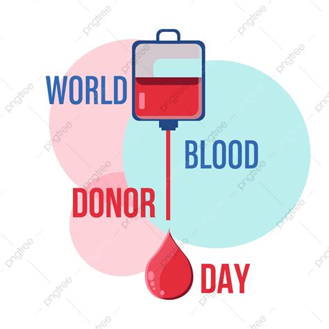 Blood Donor Clipart Transparent Png Hd Flat World Blood Donor Day